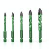 Masonry Diamond Drill Bit KURSTOL 10pcs 1/4-1/2" Set Quick Change-1