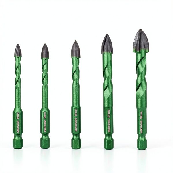 Masonry Diamond Drill Bit KURSTOL 10pcs 1/4-1/2" Set Quick Change-1