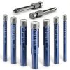 Diamond Drill Bit Set Farhigh 9 piece Tile and Glass Core Drill Bits-0